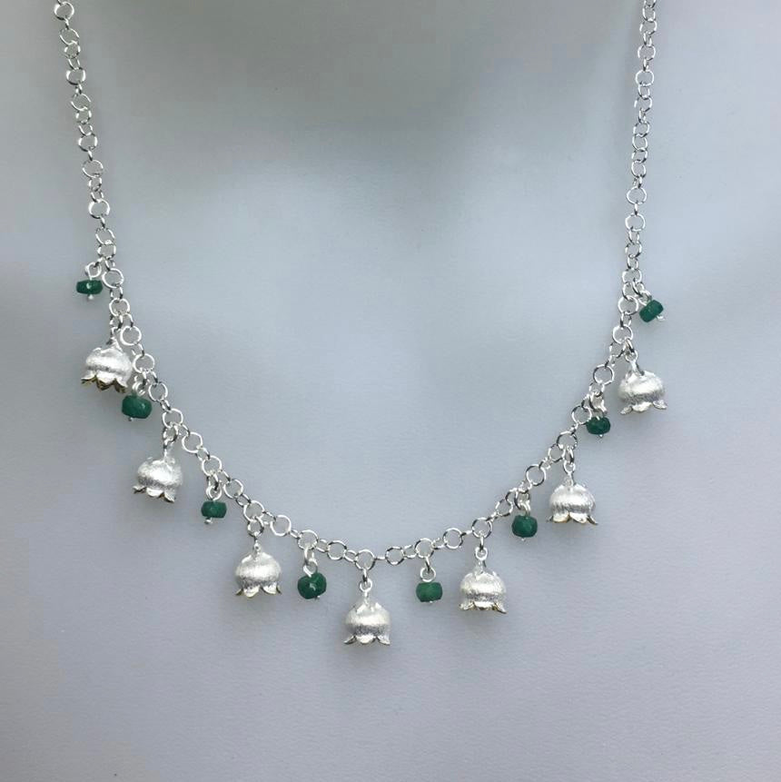 mint and lily vote necklace
