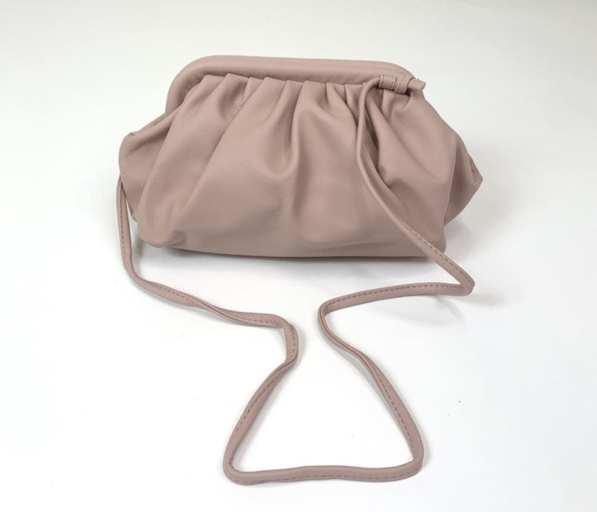 Chia PU Clutch Bag / Blush