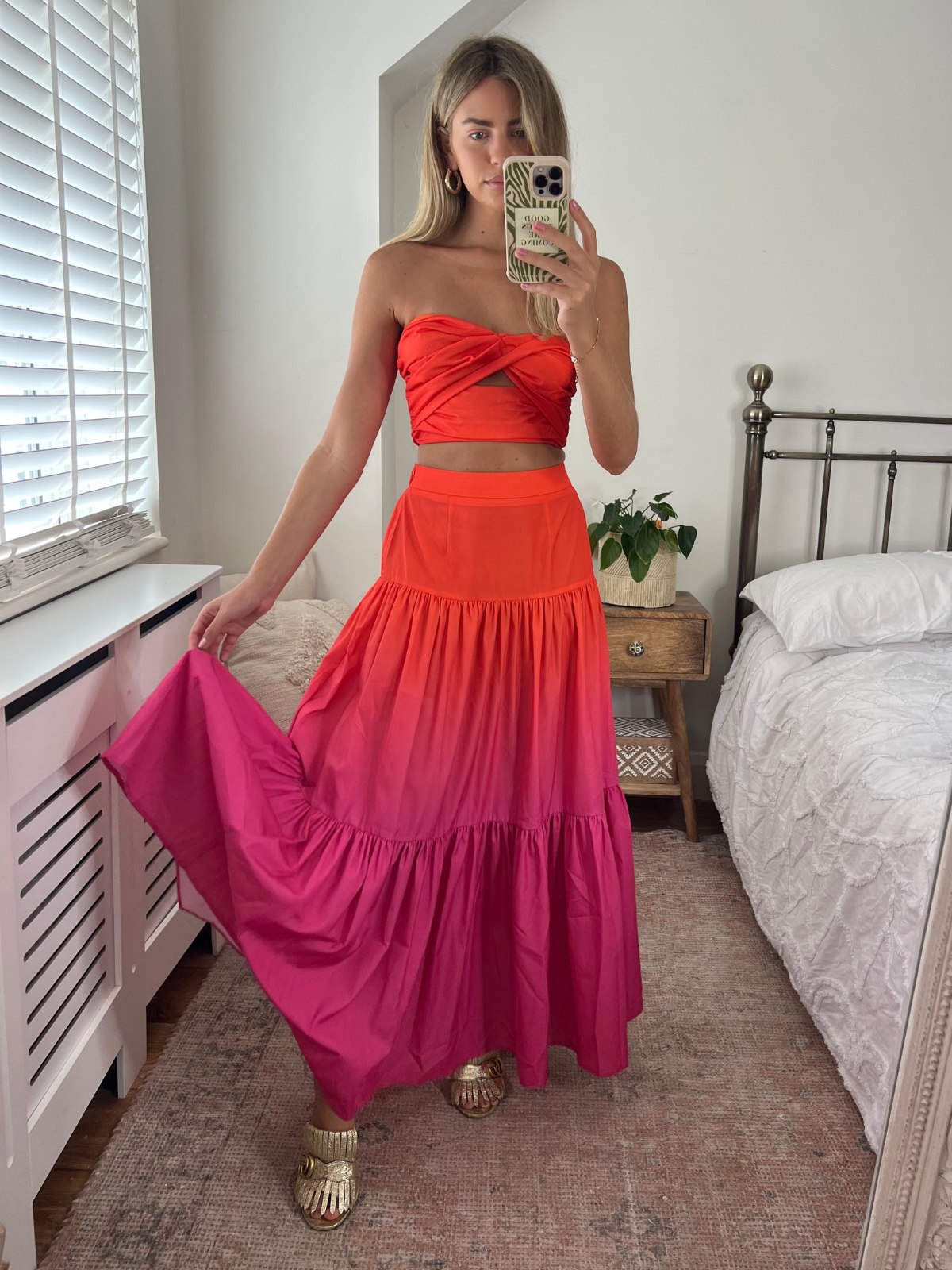 Image of Valentina Ombre Top & Skirt / Pink