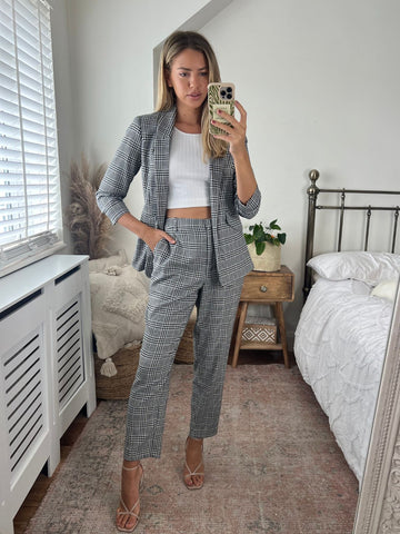 Toni Check Suit Trousers 