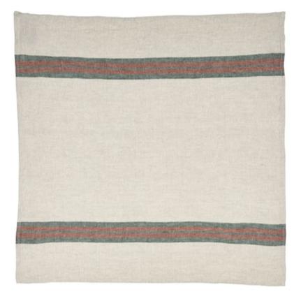 Green Stripe Dock Tea Towel
