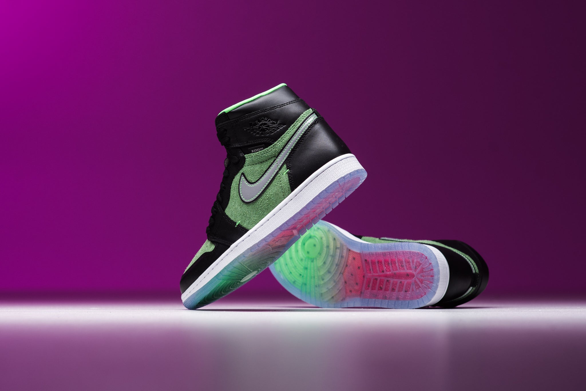 green zoom air jordan 1