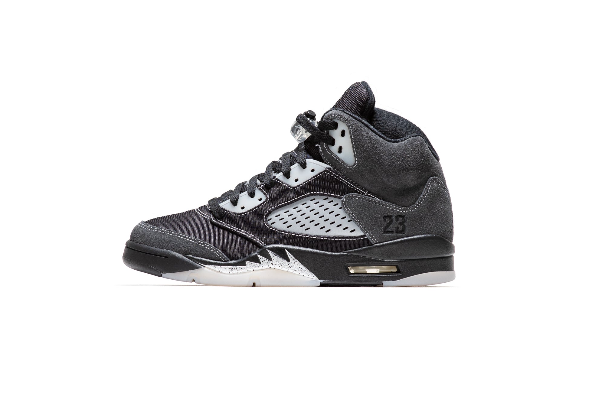 jordan 5 black and grey