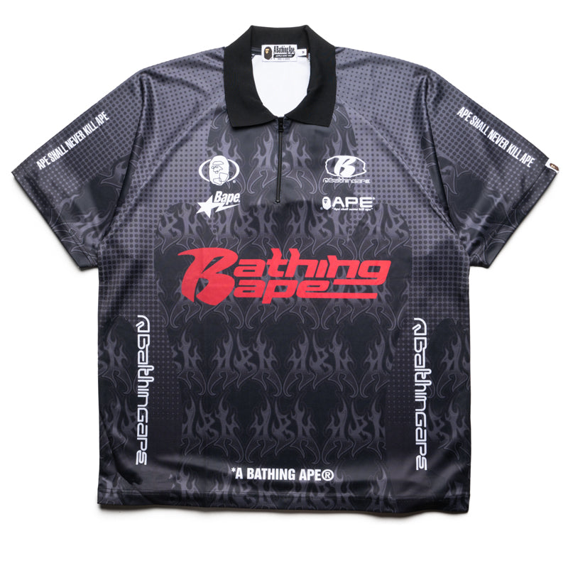 NEW【A BATHING APE】1ST CAMO JACQUARD RELAX FIT POLO SHIRT A BATHING APE® 1st Camo Jacquard Relax Fit Polo Shirt | Bape