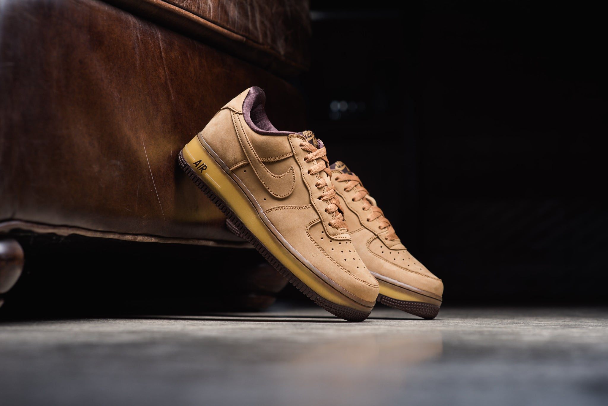 nike af1 wheat low