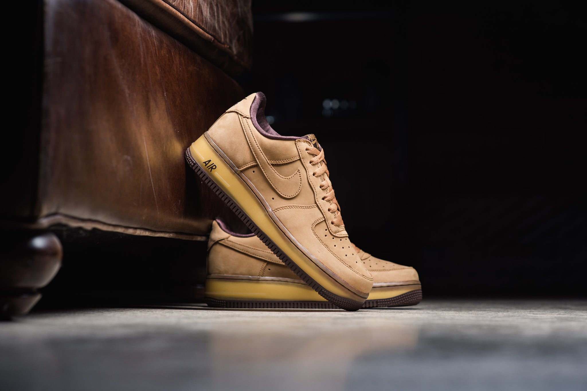 air force 1 wheat mocha