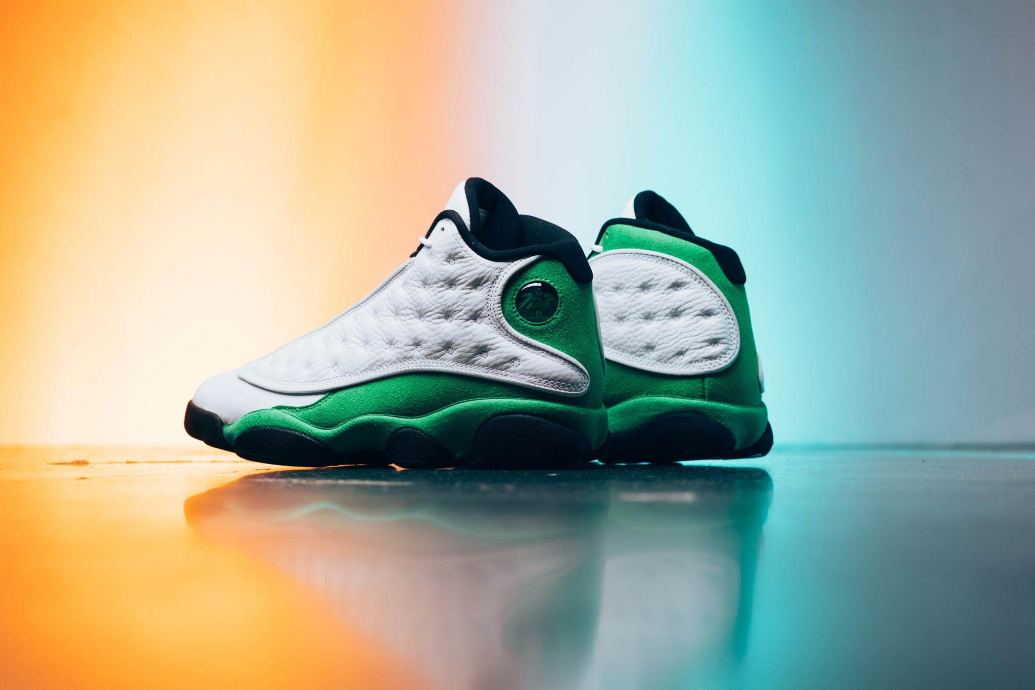 jordan 13 lucky green gs