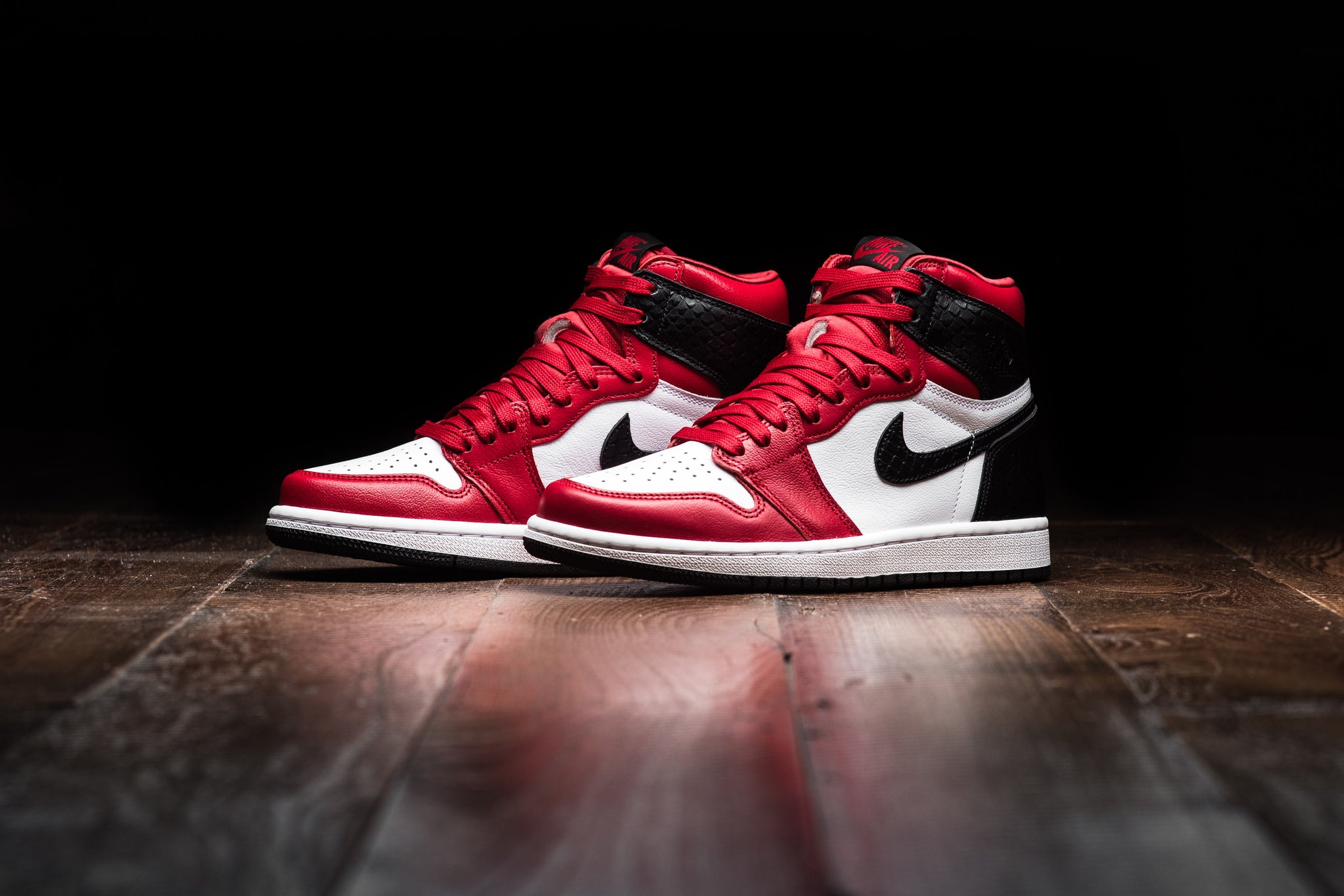 women's satin jordan 1 red