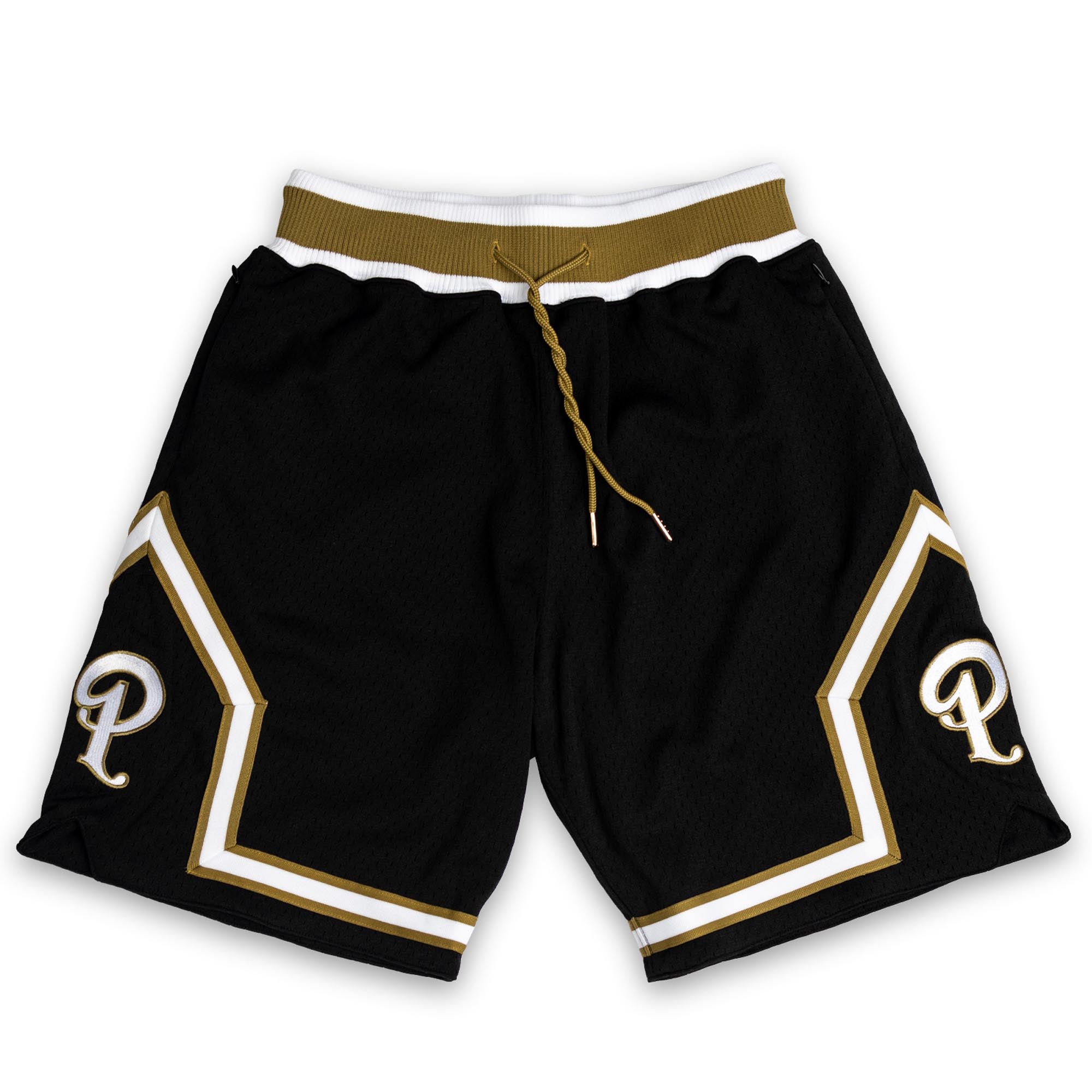 Politics x Mitchell & Ness Team Short - Black/Gold