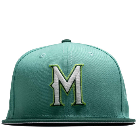 Milwaukee Brewers New Era Cream Chrome Dome 2.0 Custom Side Patch 59FIFTY Fitted Hat, 7 3/4 / Cream