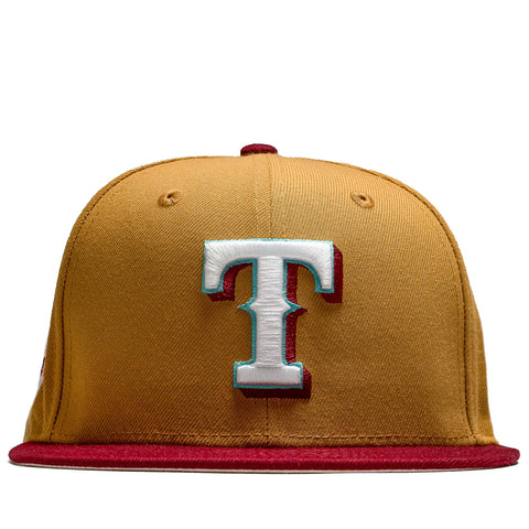 Texas Rangers SLICE-N-DICE SNAPBACK Navy-Red Hat by New Era