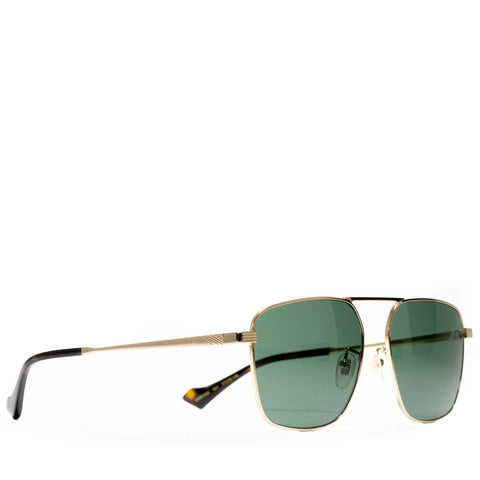Gucci Pilot Sunglasses - Gold/Green