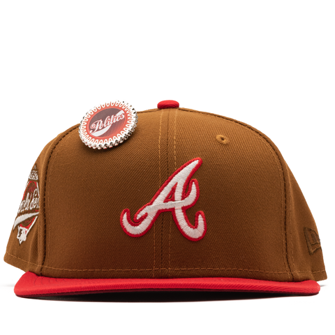 New Era Atlanta Braves White/Navy Retro Title 9FIFTY Snapback Hat