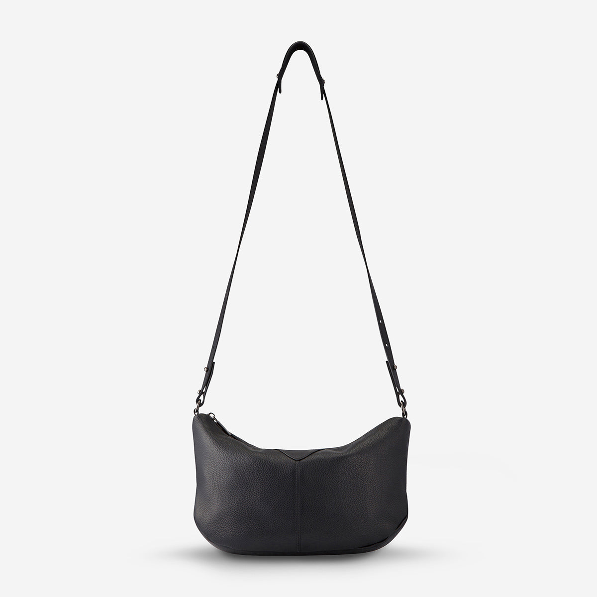 black slouch cross body bag