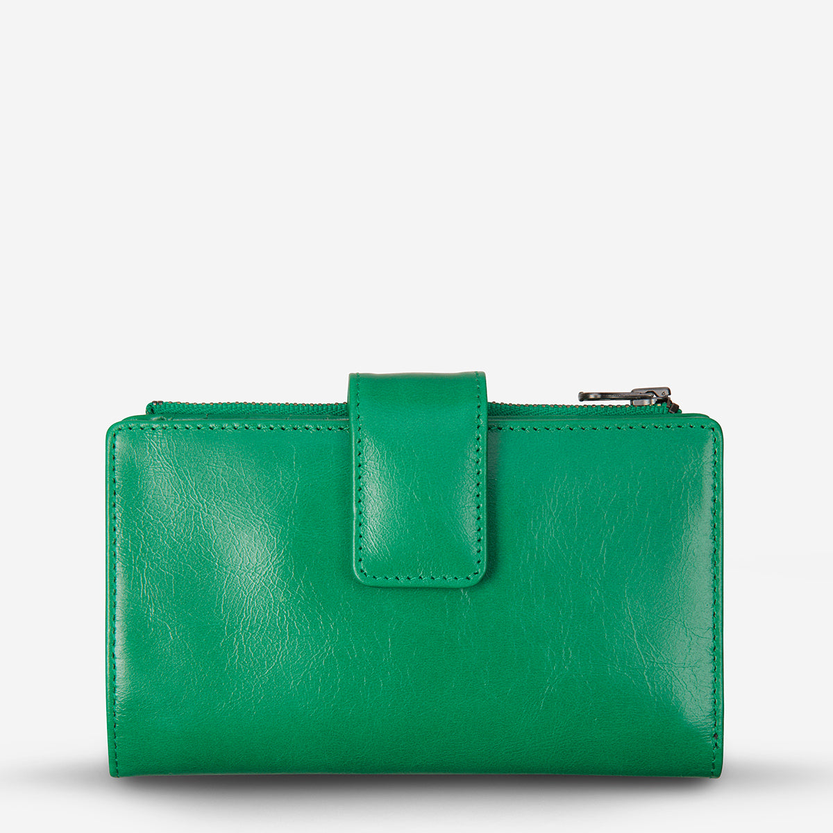 Outsider Women s Emerald Leather Wallet  Status  Anxiety 