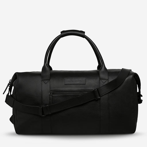 Everything I Wanted Black Leather Duffle Bag | Status Anxiety®