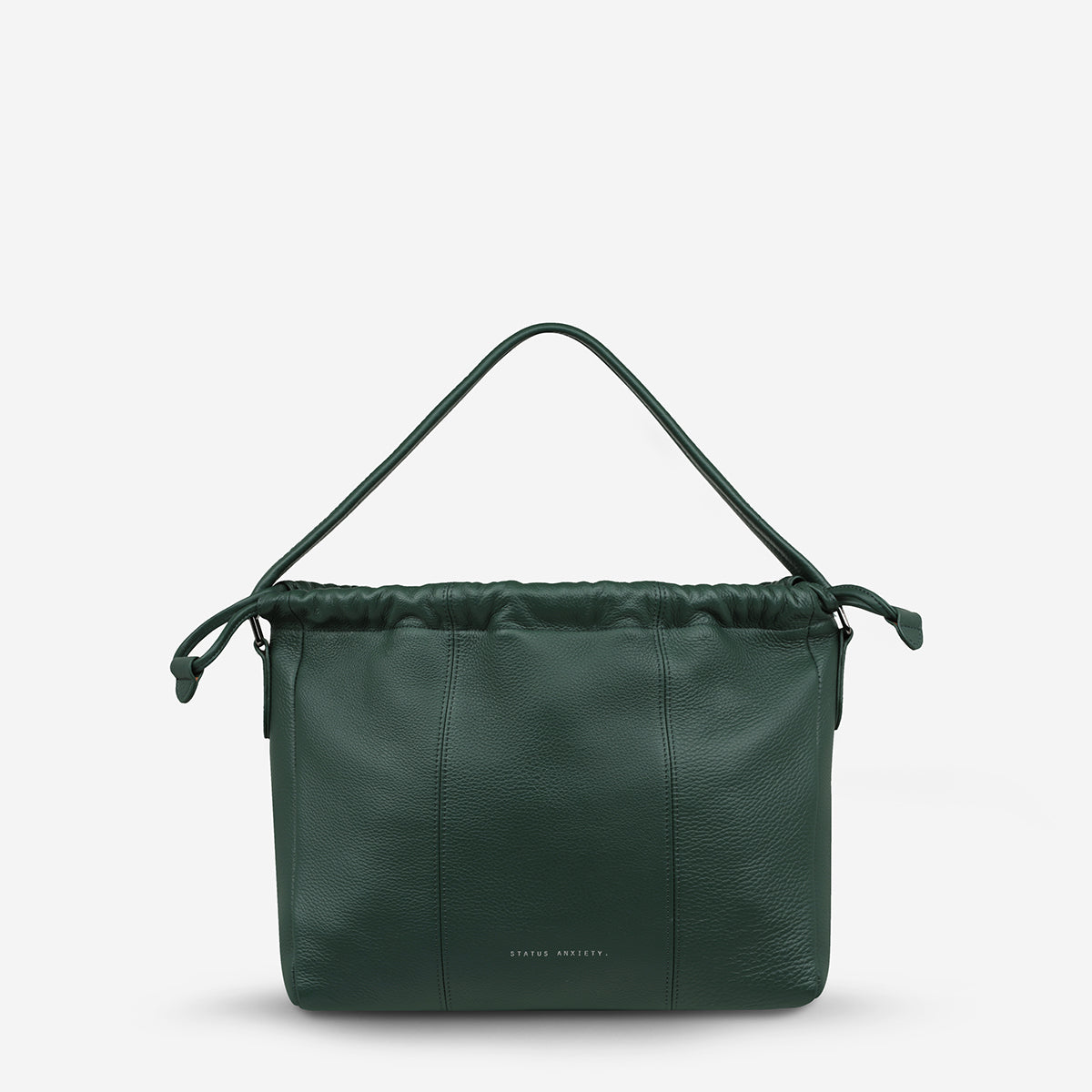 Point Of No Return Women's Green Leather Bag | Status Anxiety®