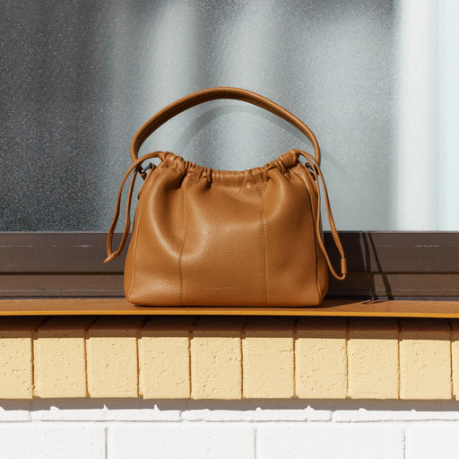 Point Of No Return Women's Tan Leather Bag | Status Anxiety®