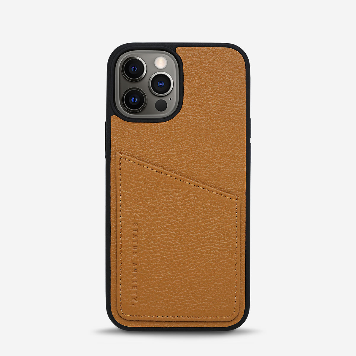 Who's Who Khaki Leather Phone Cases | Status Anxiety®