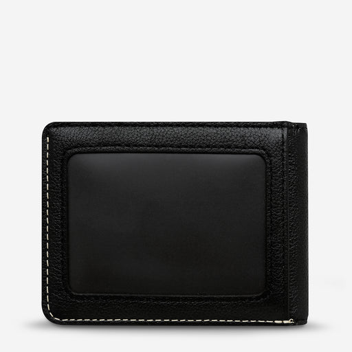 Ethan Men's Slim Black Leather Wallet | Status Anxiety® Official