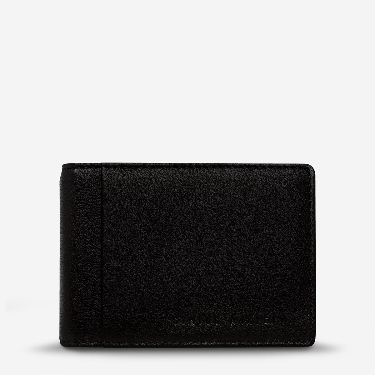 Otis Men's Black Leather Bi-Fold Wallet | Status Anxiety® Official