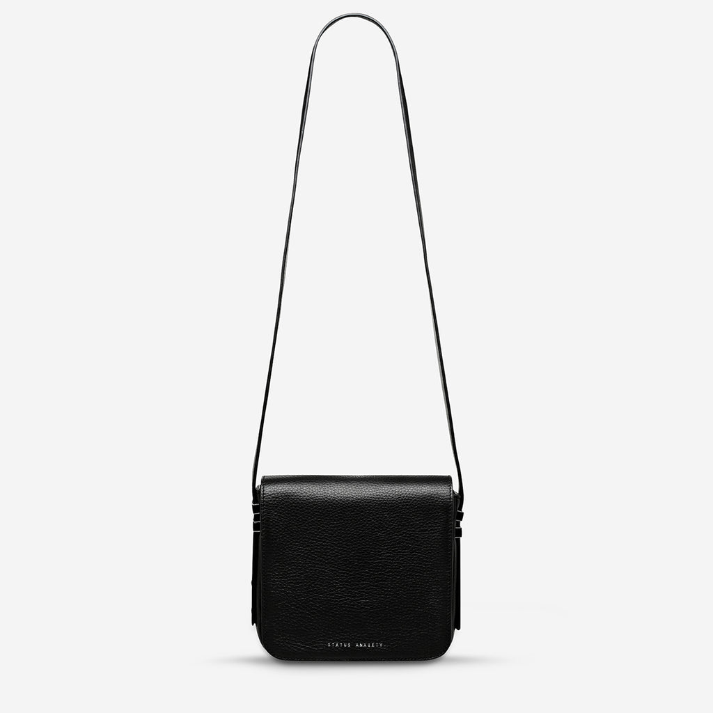 Want to Believe Women's Black Leather Bag | Status Anxiety®