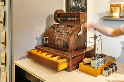 Vintage cash register 