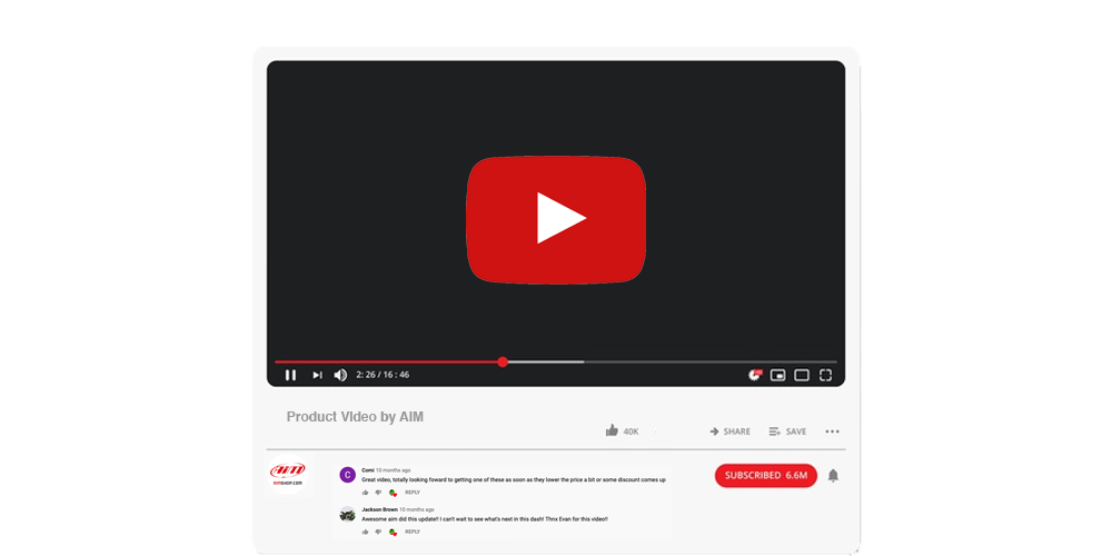 GeschäftsyouTube-Kanalproduktvideos von AiM - Technologien von AiM - Akademie von AiM