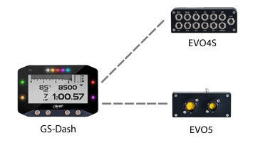 Aim GS-Dash Motorcycle Display for EVO4s and EVO 5 
