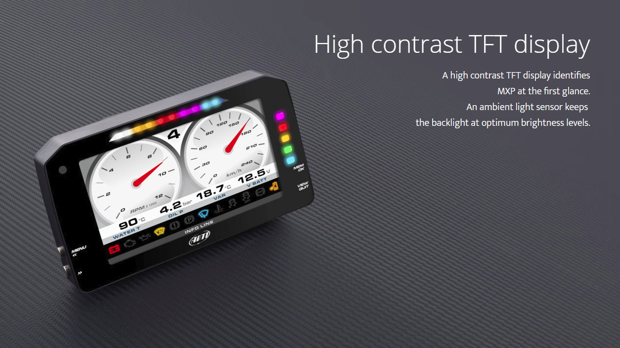 High contrast TFT display