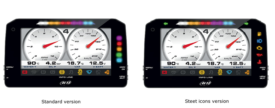 MXP Strada Dash Display Two Versions
