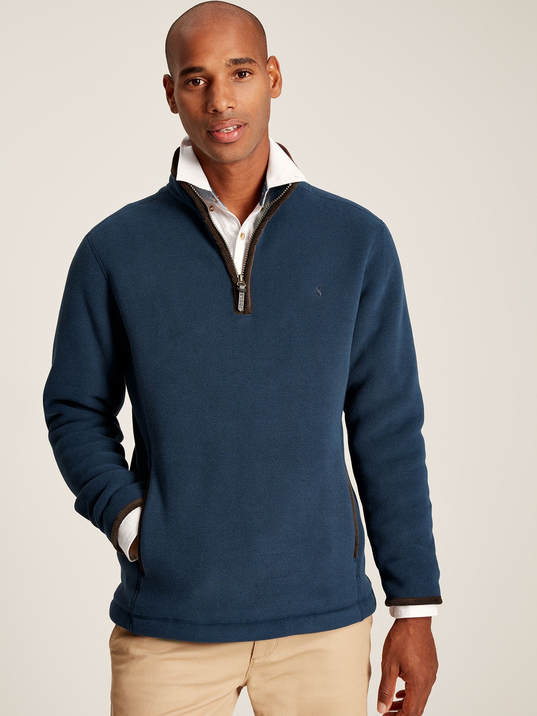 Buy Joules Aldeburgh Half Zip Borg Fleece from the Joules online shop