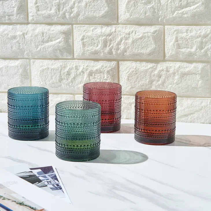 Beaded Glass Unbreakable Tumbler