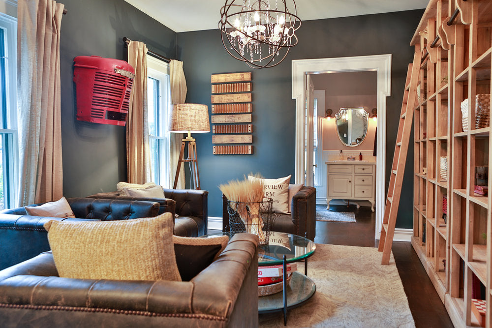 Unique living room space