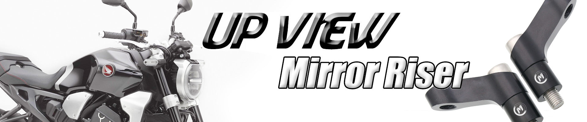 MC Motoparts UPVIEW mirror extenders