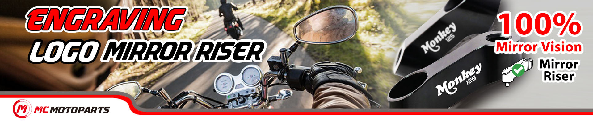 Motorcycle Mirror Extender banner