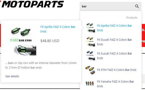 Tienda Online MC Motoparts - Buscador Inteligente