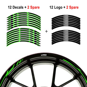 Fit HONDA CB500X Logo Stripes Wheel Rim Skin Sticker - MC Motoparts