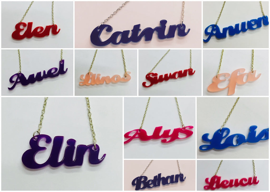 barbie name necklace