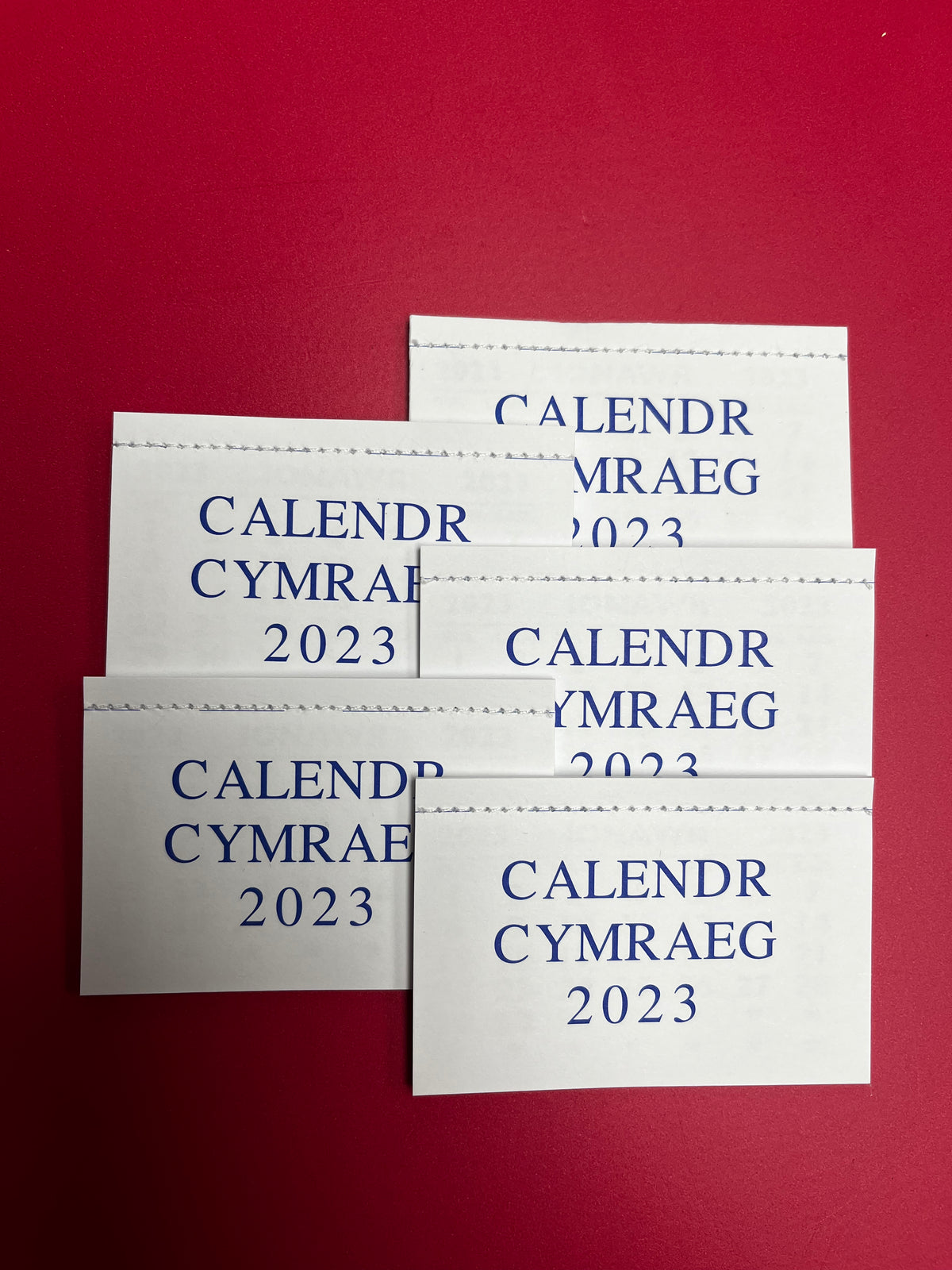 Welsh Calendar Tab 'Calendr Cymraeg 2023'