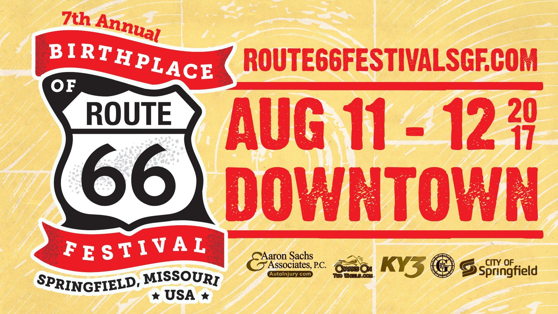 Birthplace of Route 66 Festival in Downtown SGF Anvil Customs