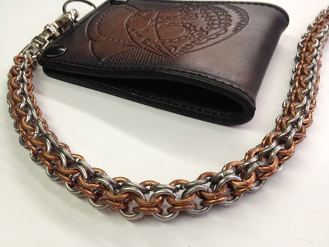 All NEW &quot;Inverted Round&quot; Chainmaille Wallet Chain coming to Anvil - Anvil Customs