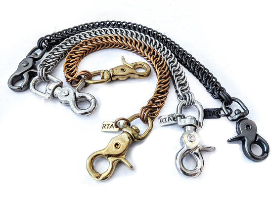 Anvil Signature Belt Charm Loop Wallet Chain Attachment - Bronze