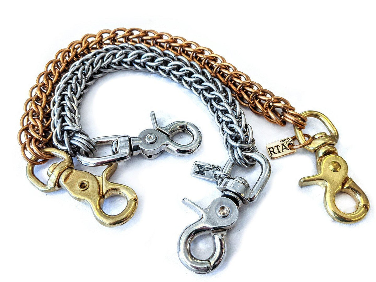 7 Inch Short Chain Mail Wallet Chain - Anvil Customs