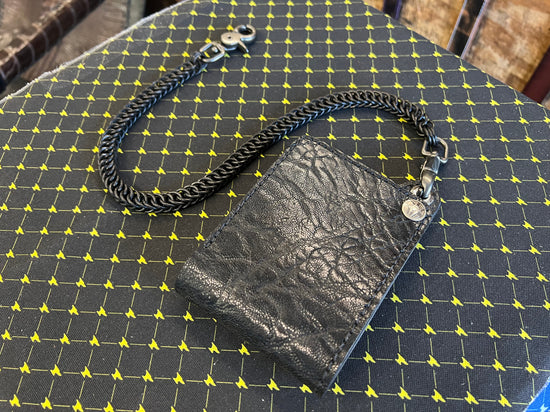 Trunk Chain Wallet Python Leather - Wallets and Small Leather Goods