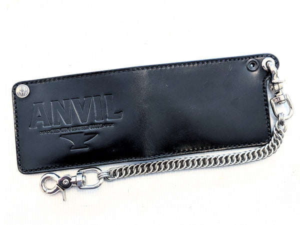 Bifold Leather Chain Wallet - Anvil Bold - Anvil Customs