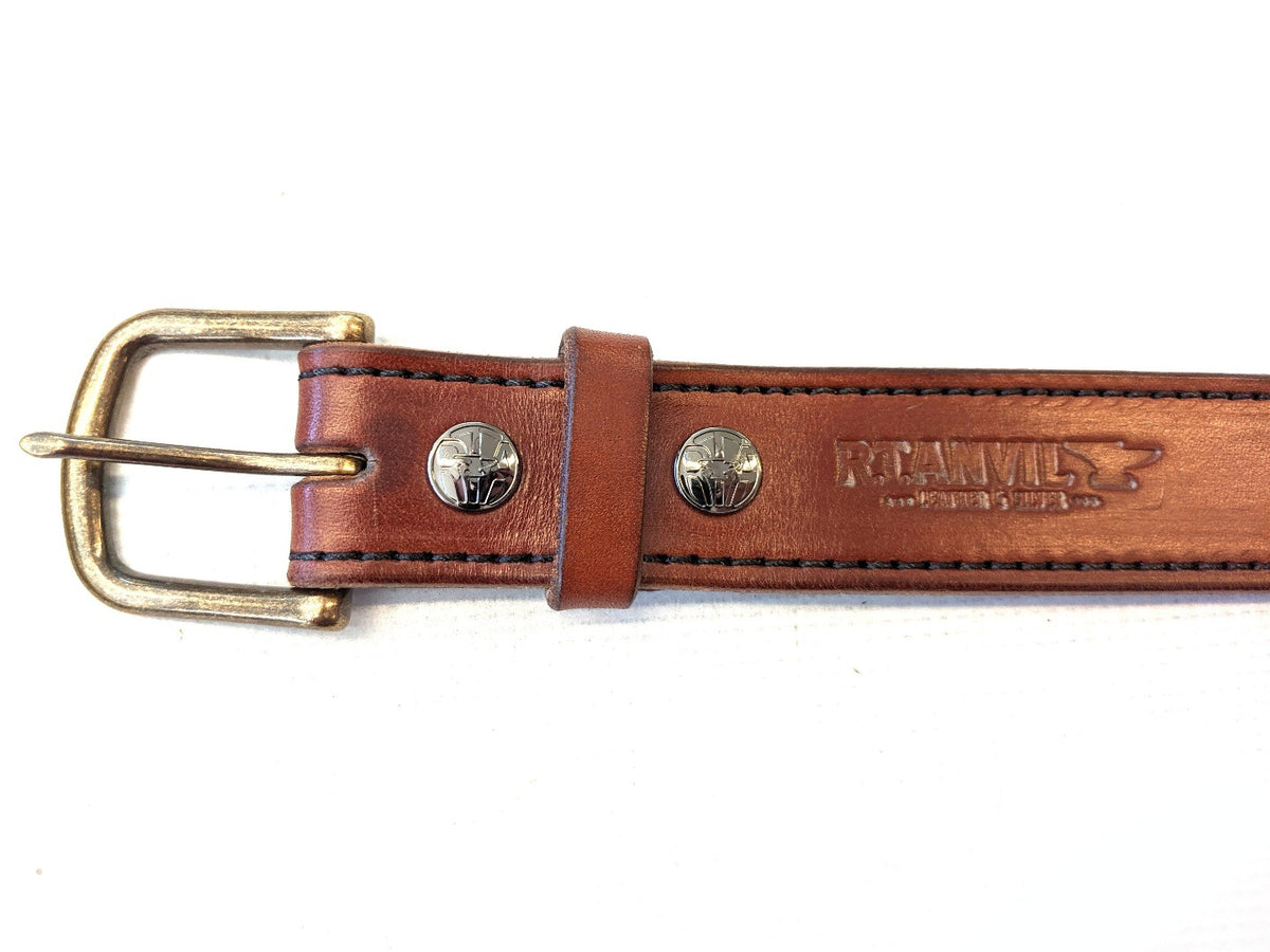 Anvil Leather Belt - We The People 30 / Distressed Blue