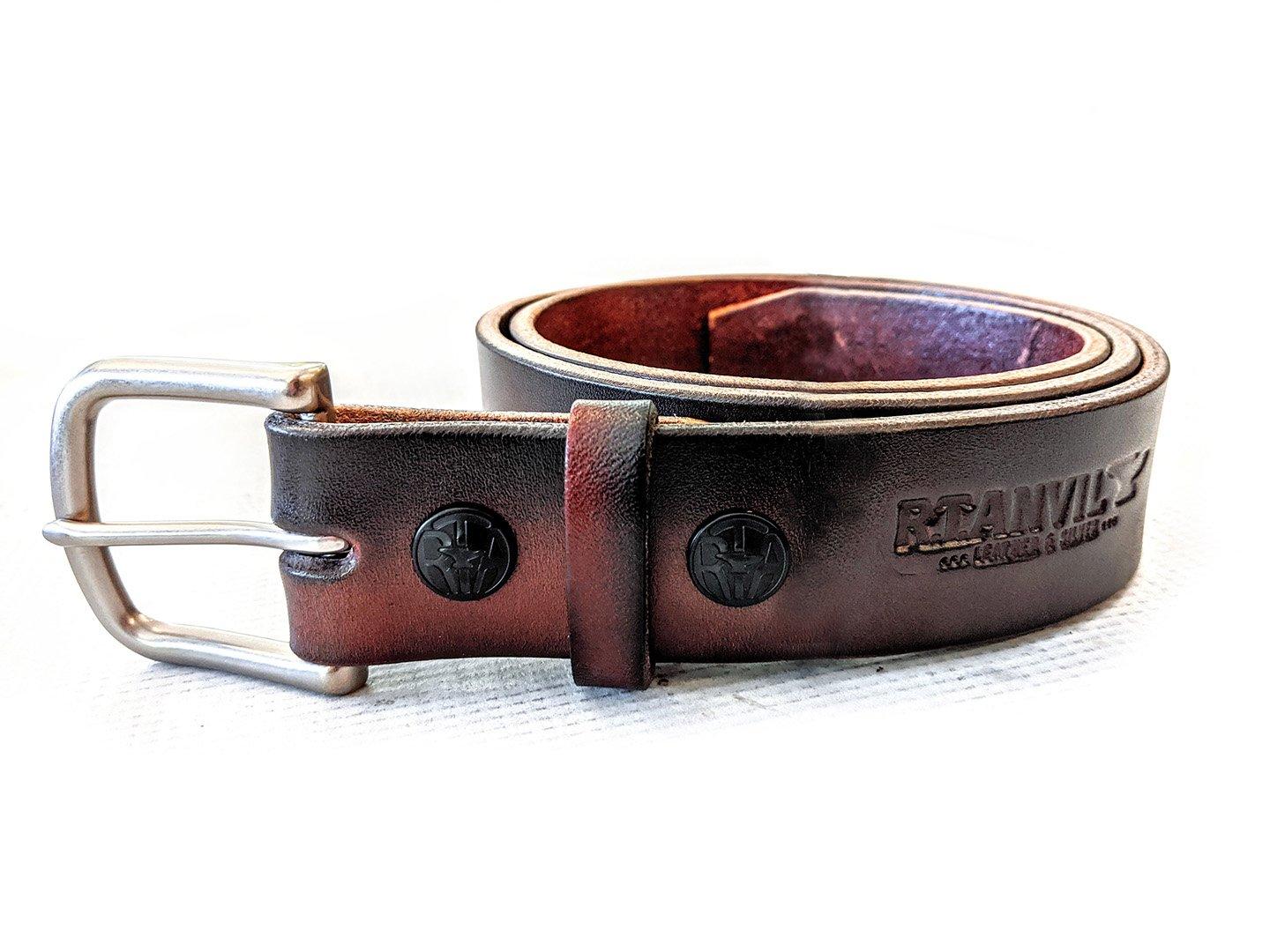 custom leather belts