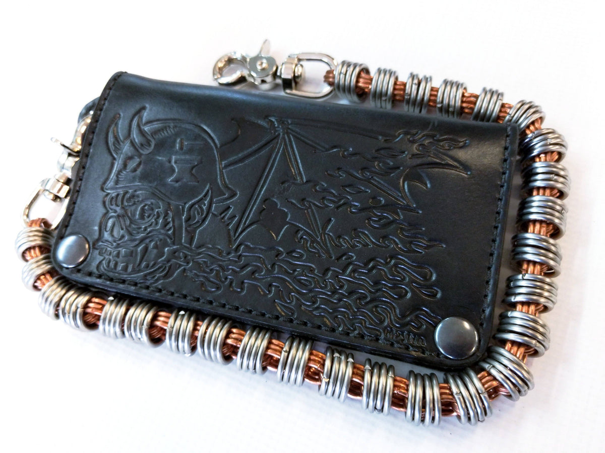 Vintage Alligator Embossed Cowhide Money Clip Wallet