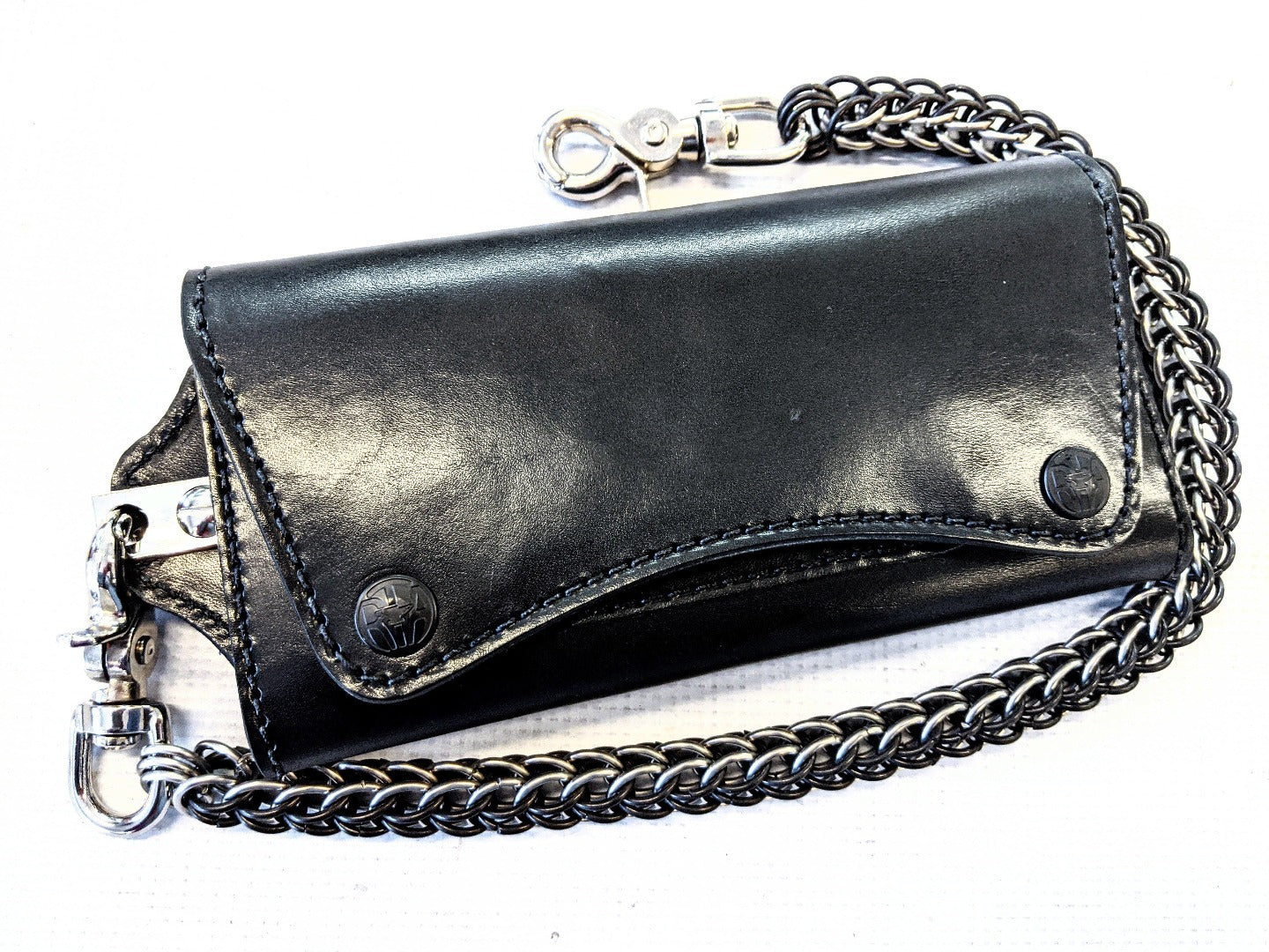 Custom Leather Wallets - Leather Biker Wallets - Anvil Customs